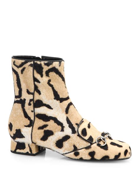 gucci leopard print wellington boots|gucci designer ankle boots.